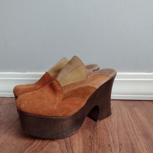 Free people suede clogs